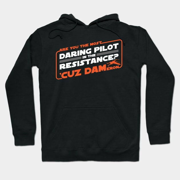 Daring Pilot Pickup Line Hoodie by RyanAstle